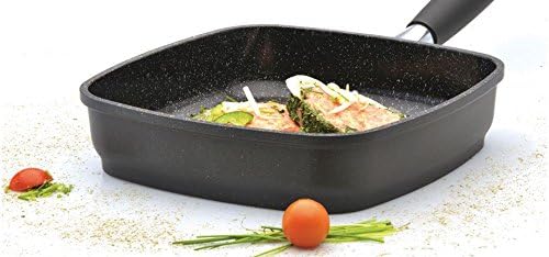 Eurocast Professional Cookware 11" Jumbo Grill Pan with Removable Handle