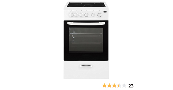 Beko CSS 48100 GW Independiente hob B - Cocción Convencional  (Independiente, Botones, Giratorio, Frente, Metal, Esmalte) Color Blanco :  282.67: Amazon.es: Grandes electrodomésticos