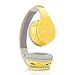 New Black/Red/White/Blue/Yellow/Pink More Color Bluetooth Wireless Headphones HiFi Stereo- Built in Mic-Phone with Retail Package (BT513-YELLOW)