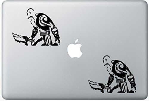 Kratos God Of War HenryDecalZD0540 Set Of Two (2x) , Decal , Sticker , Laptop , Ipad , Car , Truck