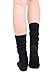 Leg Warmers Womens Over the Knee High Thigh High Stockings,Black