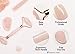 Spa Grade Rose Quartz Roller For Face With Gua Sha | Rose Quartz Face Roller Massager | Pink Jade Facial Roller | Jade Rollers | Wrinkle Rollerthumb 2
