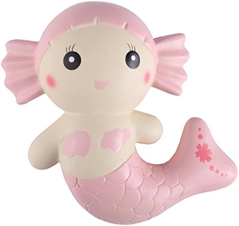Raleighse Rise Slowly Mermaid Squeeze Toy Scented Squishy Cute Fish Decompression Toys Color Random