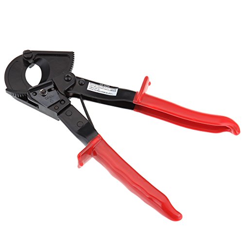 Iglobalbuy New Ratchet Cable Cutter Aluminum Copper Wire Cutter Hand Tool With Safety lock