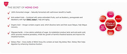 (NEW) Hongcho Vital Plus Pomegranate Vinegar Drink (Pack of 2) - Thumbnail 3
