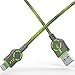 Volutz ArmorCord Lightning Cable (6ft), MFi Certified Fast Charger, Compatible with iPhone Xs/XS Max/XR/X / 8/8 Plus / 7/7 Plus / 6/6 Plus / 5 / 5S and More (Moss-Green)