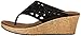 Skechers Cali Women's Beverlee - Dazzled Wedge Sandal, Black Dazzle, 7 M US