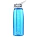 Tritan Sports Water Bottle - iLOME 0.75L/25OZ Water Bottle with Straw Cap for Sports Exercise