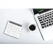 Cateck 2-in-1 Aluminum Bluetooth 28 Keys Wireless Magic Keypad & Calculator for Macs and PCs, Built in Dual Rechargeable Lithium Batteries