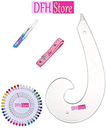 DFHStore Armhole Curve , Seam Ripper, Measuring Tape and Pearl Head Pins