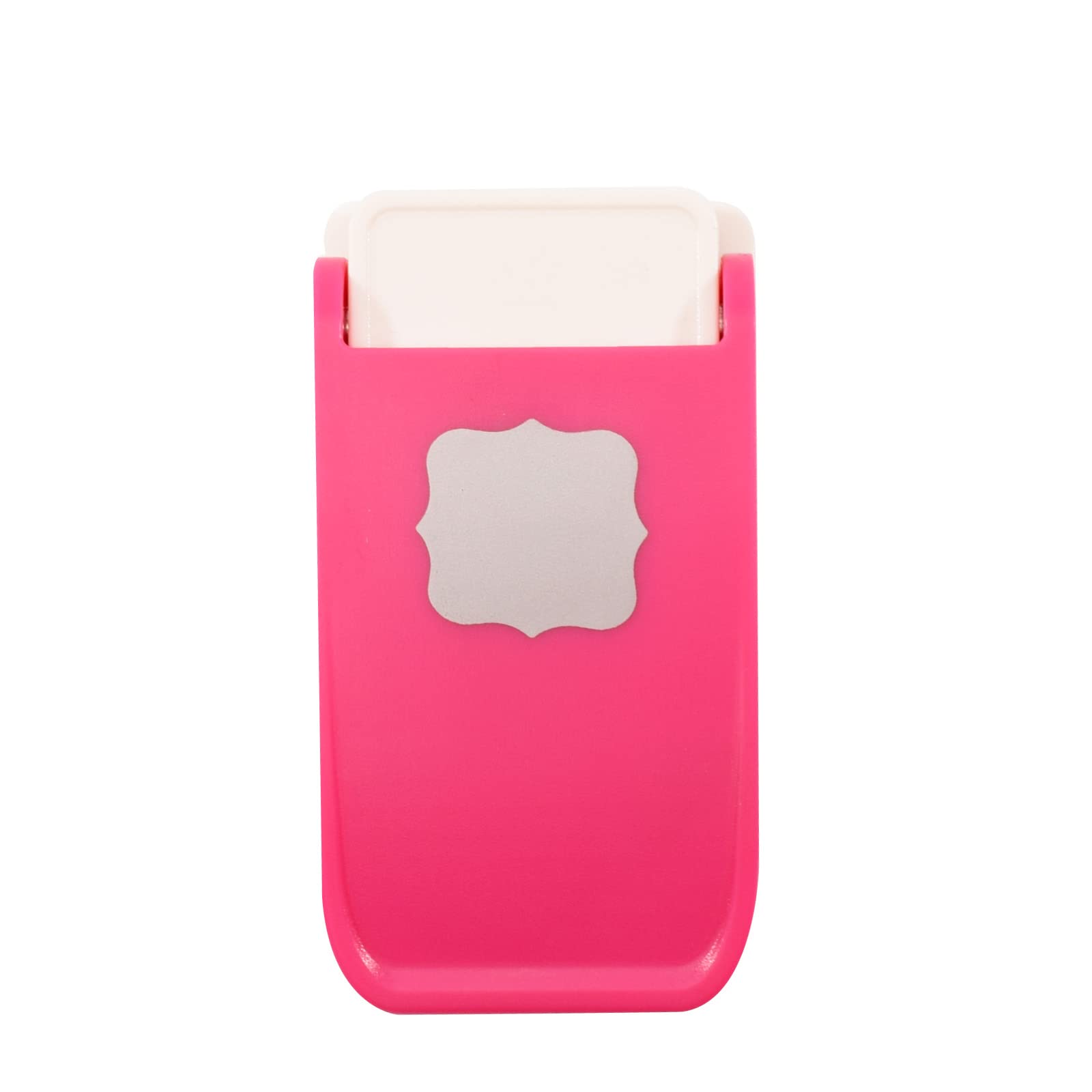 Vaessen Creative Heavy Duty Craft Punch - Decorative Square - 2,5 x 2,5 cm Hole Punch - Cutter for Shrink Paper, Card Making, and Crafting, Pin