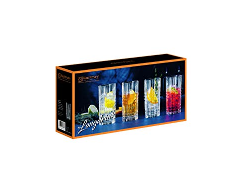Spiegelau & Nachtmann, 4-teiliges Longdrink-Set, Kristallglas, 445 ml, Square, 101049 – Bild 6