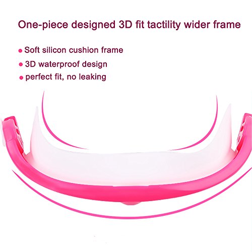 Spinosaurus Kids Swim Goggles(Age 3-15 Years), Fashionable, Anti-Fog,UV Protection, No Leaking, Coated Lens,with case and earplugs, HD Swim Goggles for Kids Youth and Teenagers (Pink White)...