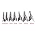 Co-link DIY V-Shaped Leather Cuttting Craftstool Punch Cutter Tools for Belt/Wallet with 7 Sizes
