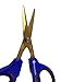 Happy Hydro Trimming Scissors - Straight Tip - 40mm Titanium Blades - Ergonomic Comfort Grip Handles - 1 Pack
