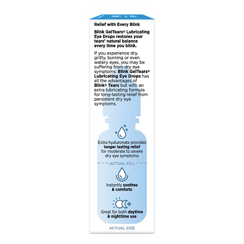 blink Gel Tears Lubricating Eye Drops 10 mL (Pack of 3) Pricepulse