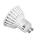 LE 6 Pack 5W Dimmable GU10 LED Light Bulbs, 50W Halogen Bulbs Equivalent, 5000K Daylight White, 400lm, 38° Spot Beam Angle, MR16, Recessed Lighting, Spotlight