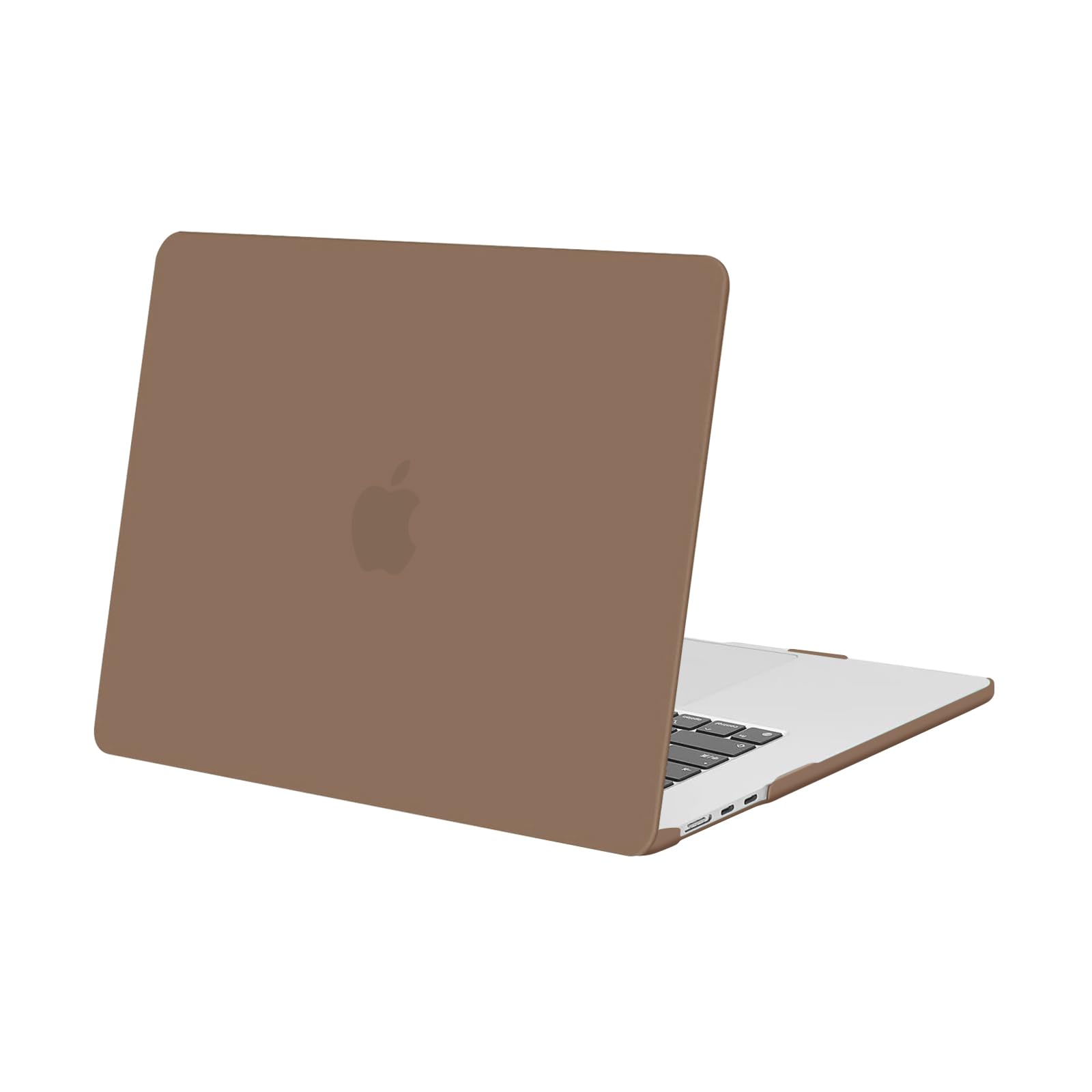 MOSISO Compatible with MacBook Air 15 inch Case M5 2026 M4 2025 M3 2024 M2 2023 A3448 A3241 A3114 A2941 Liquid Retina Display Touch ID, Protective Plastic Hard Shell Case Cover, Caramel Brown