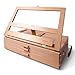 Wood Desk Table Easel - Handcrafted Beechwood Desktop Easel & Wooden Art Tabletop Box for Drawing, Painting, and Sketching with 3 Front Drawers for Supplies Storage