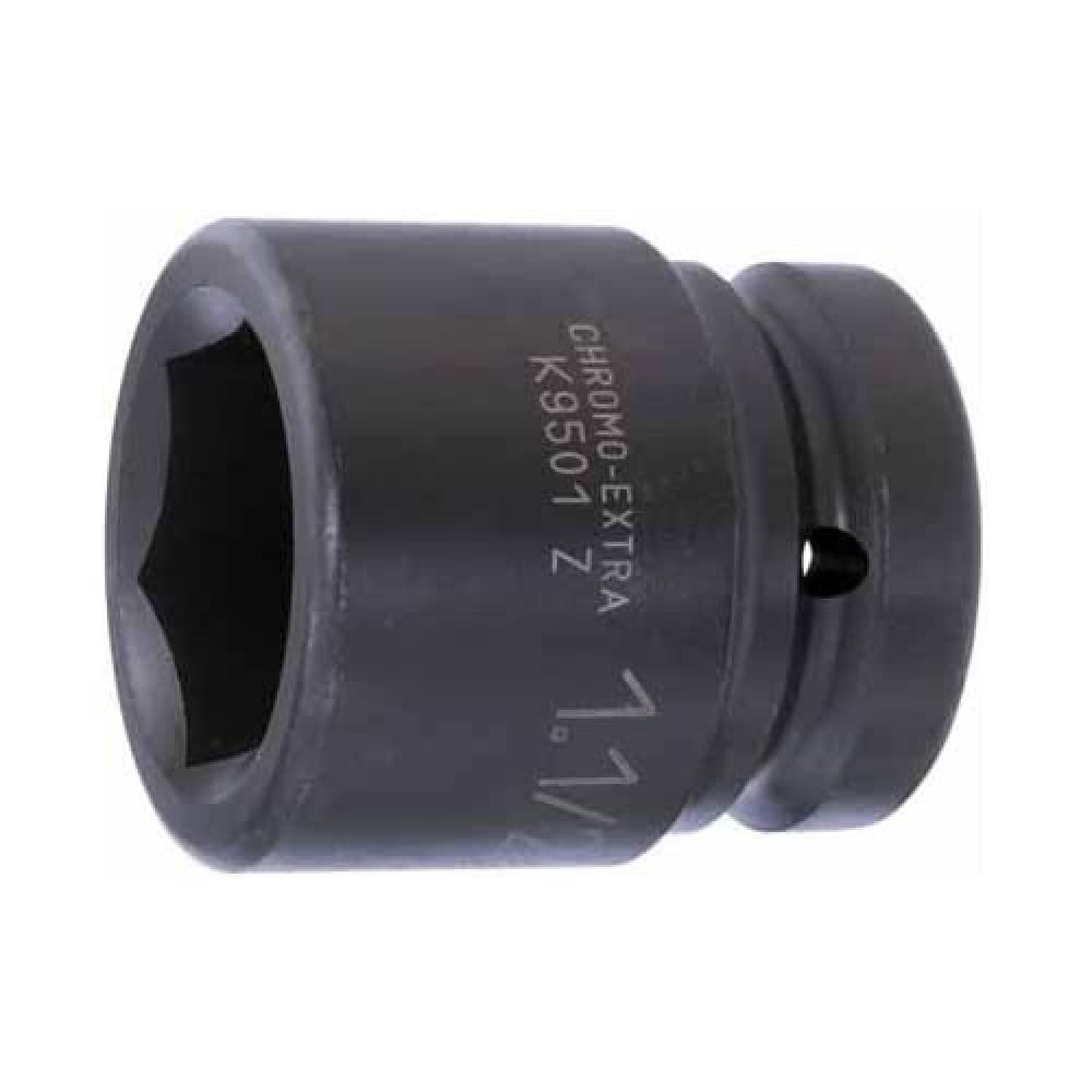 Bahco K9501Z-1.3/8 6 Edge Hexagon Socket, Black, 1 3/8-Inch