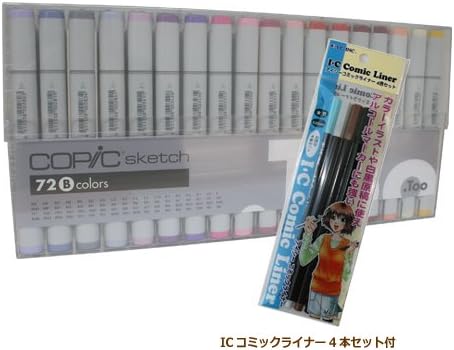 Amazon Too コピック スケッチ 72色 Bセット Icコミックライナー4本特典付き セット用品 通販