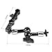 SMALLRIG 7’’ Articulating Magic Arm with 15mm Dual Rod Clamp Railblock for 15mm Rail Support System