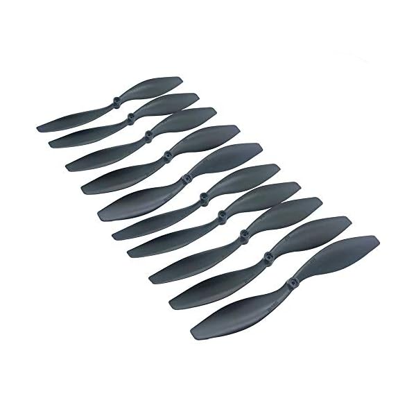 10 Stück/Set 8060 8 x 6 Propellerblätter Zubehör für RC Flugzeug Quadcopter Schwarz