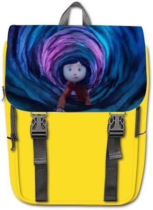 Coraline Custom Design Shoulders Backpack Students School Bag Casual Backpack Outdoor Backpack