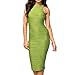 Arenbel Women's Bodycon Zipper Cocktail Work Formal Pencil Dress