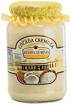 Reserva de Minas - Coconut Sweet Creamy 23.99 oz (PACK OF 01) | Cocada Cremosa | Dulce de Coco Cremoso 680g