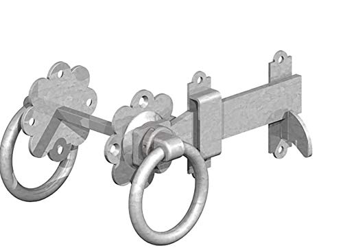 Gatemate Ring Gate Latch - Galvanised - 7" / 178mm