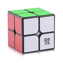 D-FantiX Moyu Lingpo 2x2 Speed Cube Magic Cube 2x2x2 Puzzle Cube 50mm Black