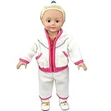 Shero Doll Clothes - 2 Pieces Suit Fits American Girl Doll and other 16 inch Dolls (Red)