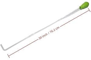 MRTIOO Spliceable Aquarium Cleaning Tools, 4-in-1 Siphon Gravel Cleaner, Fish Tank Accessories, 10-30 in