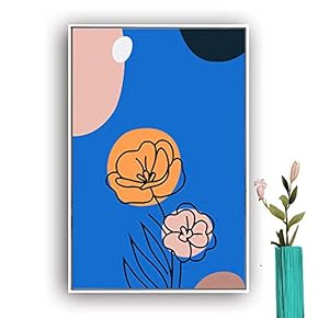 Framed Canvas Wall Art Picasso Poster Print of Woman Canvas Prints Home Artwork Decoration for Living Room,Bedroom - 16x24 inches