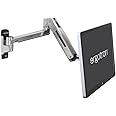 Ergotron – LX HD Sit-Stand Single Monitor Arm, VESA Wall Mount – for Monitors Up to 49 Inches, 14 to 30 lbs – Polished Aluminum