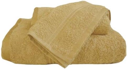 MARRIKAS Egyptian Cotton Quality 2 Piece WASH CLOTH Set GOLD