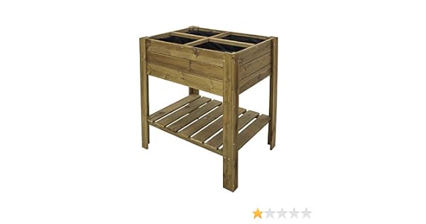 Gardiun KSU13010 - Huerto Urbano madera tratada 80*40*88 cm ...