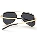 2017 Fashion Women Large Metal Oversized Aviator Polarized Driver Sunglasses