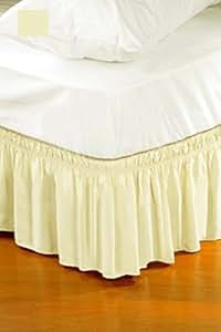 Amazon.com: KateElegance Ruffled Bed Skirt - 16-inch Drop ...