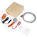 INTEY Portable Camping Shower, Outdoor Handheld Shower Kit for Camping, Beach, Pool, Pump Camping Shower, Orange