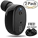 StealthBeats Bluetooth Wireless Headphones with Microphone [INVISIBLE EARPHONES] Running Earbuds with Dock Charger - Noise Cancelling, Mic and BASS Sound for iPhone & Android [TALK WALK & MORE]