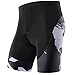 NOOYME New Gear For Spring Men's Cycling Shorts With 3D Padded Jet Black With Color Block Design Bike Shorts