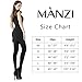 MANZI Women's 2-6 Pairs Opaque Control-Top Tights 70 Denier