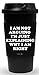 Funny Guy Mugs I Am Not Arguing I'm Just Explaining Why I Am Right Travel Tumbler With Removable Insulated Silicone Sleeve, Black, 16-Ounce