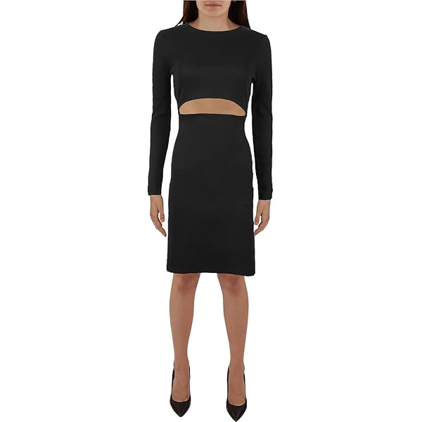 chinese dress ladies French Connection Women's Sweeter Sweater Dresses Dress, Black, 4 at Amazon  Women's Clothing store