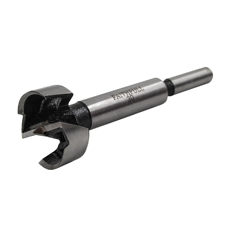 Faithfull FAIFOR30 Forstner Bit for Hardwood, Softwood, Drilling, Boring, Straight, Angled, Overlapping, Pocket holes - 30mm