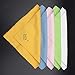 Luvay 5pcs Microfiber Polishing Cleaning Cloth with Case (EVA Box) for Musical Instrument Guitar, Piano, Violin, Sax, Clarinet, Flute Universal