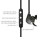 Bluetooth Headphones,4.1Wireless Magnetic running Sports Earbuds, Premium Sound with Bass,Noise Cancelling,Ergonomic Design, Carry Case with Mic-Grey By GOLDEN-NOOB