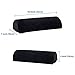 Qutool Memory Foam Bolster Pillows for Sleeping, Neck, Pregnancy, Legs, Knees Pain Relief Low Back Support for Office Chairs and Car Seats Semi Roll Pillow with Adjustable Strap and Washable Cover